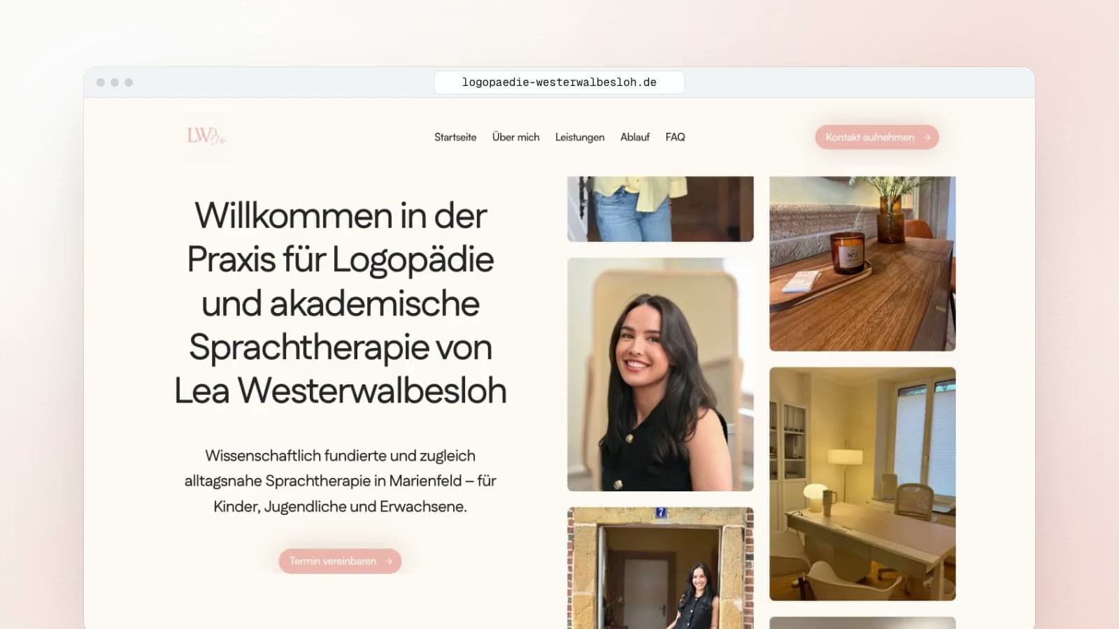 Startseite von Logopädie Westerwalbesloh