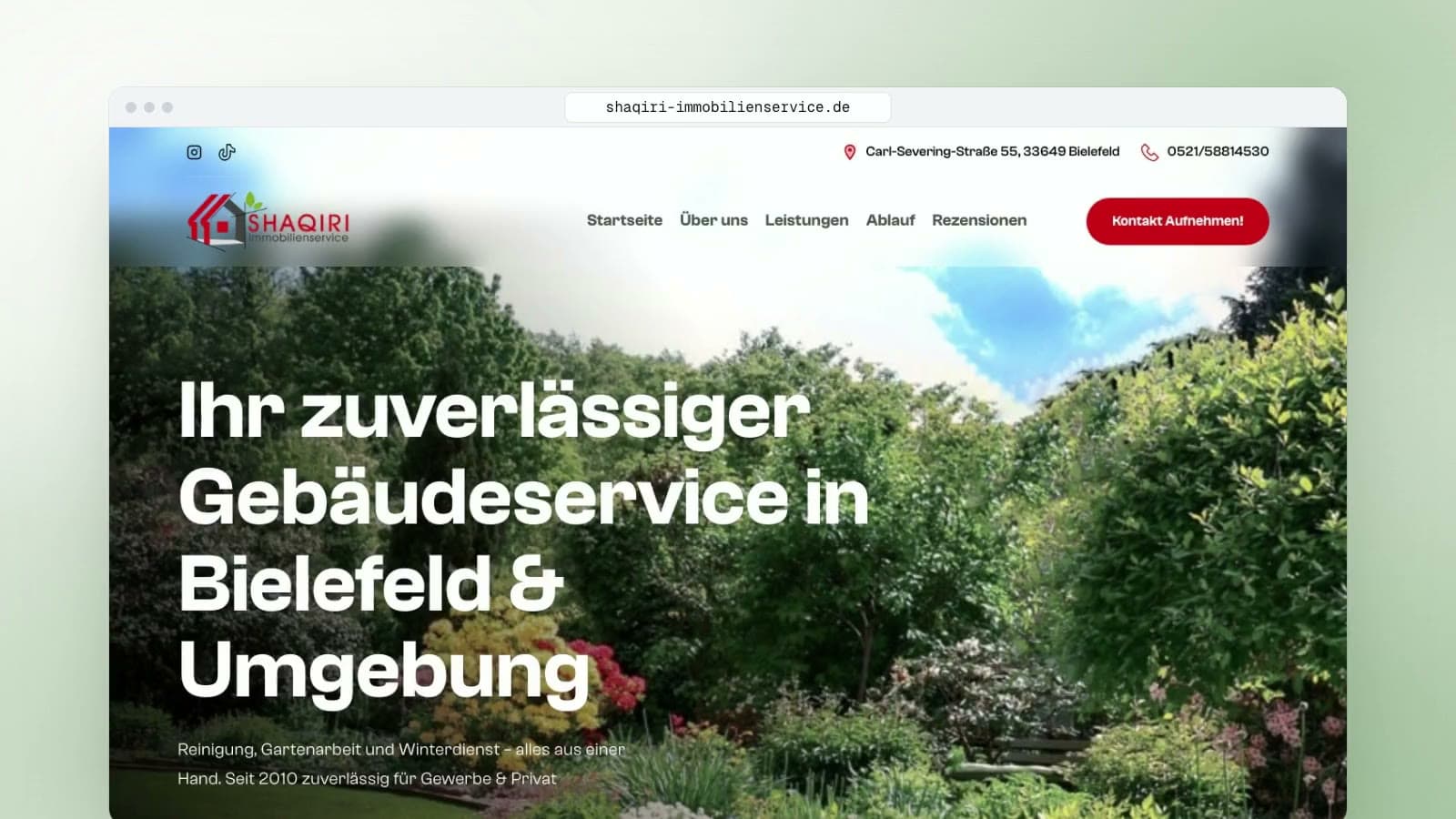 Startseite von SHAQIRI Immobilienservice